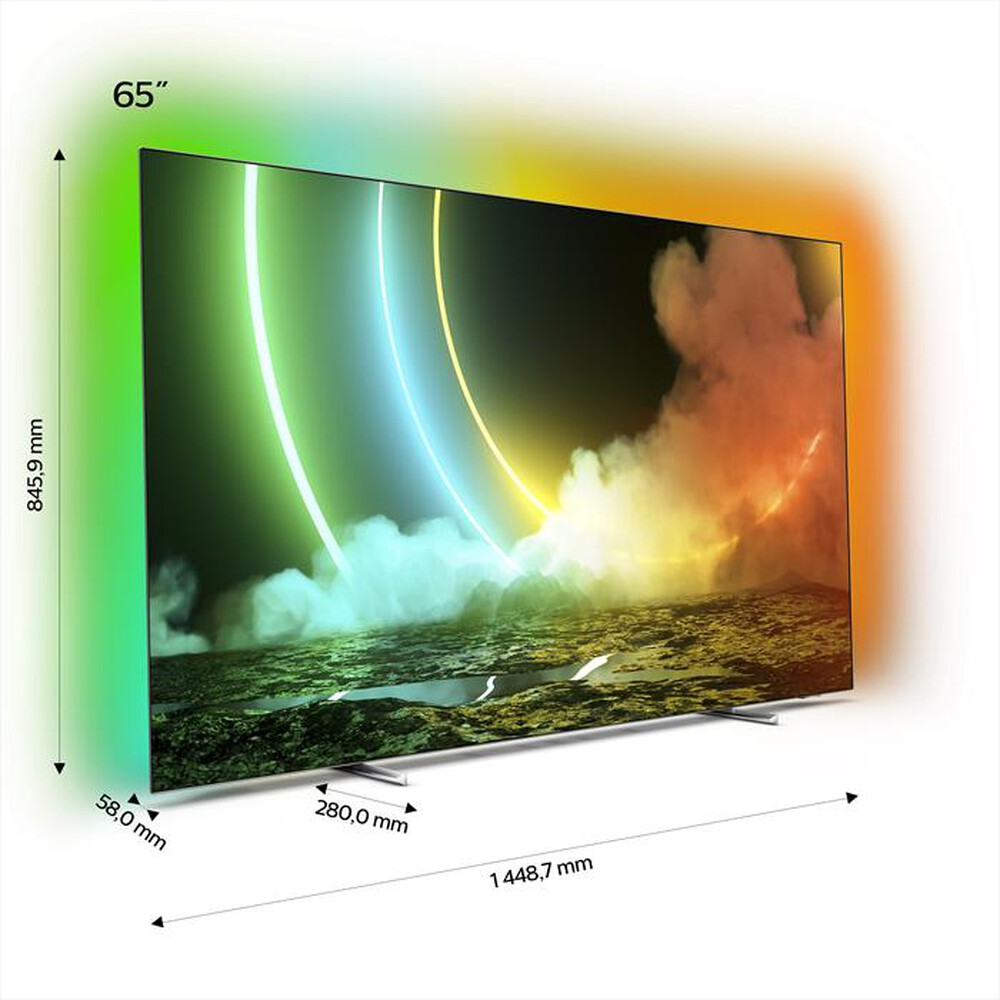 "PHILIPS - SMART TV OLED AMBILIGHT 4K 65\" 65OLED706/12-Black"