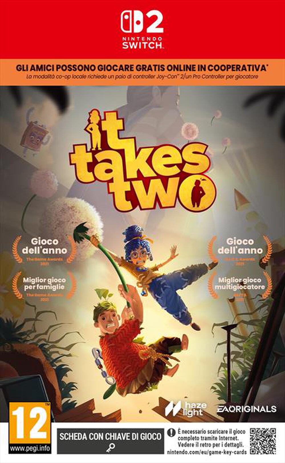 Immagine del prodotto ELECTRONIC ARTS - IT TAKES TWO (GAME KEY CARD) NSW2-N/D