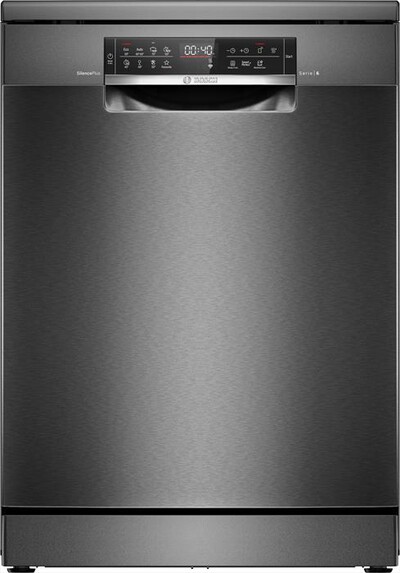 BOSCH - Lavastoviglie SMS6ECC12E Classe A 14 coperti-Acciaio nero anti-impronta