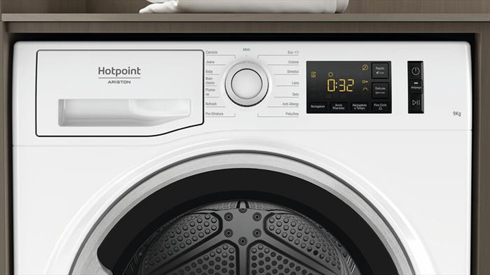 "HOTPOINT ARISTON - Asciugatrice EU NTDG92 SK IT.1 9 Kg Classe A++-Bianco"