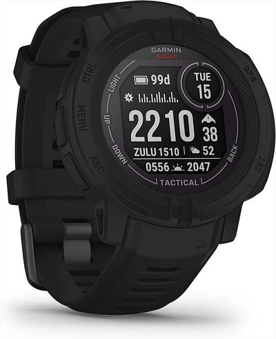 GARMIN - Smart Watch Instinct 2 Solar - Tactical-Nero