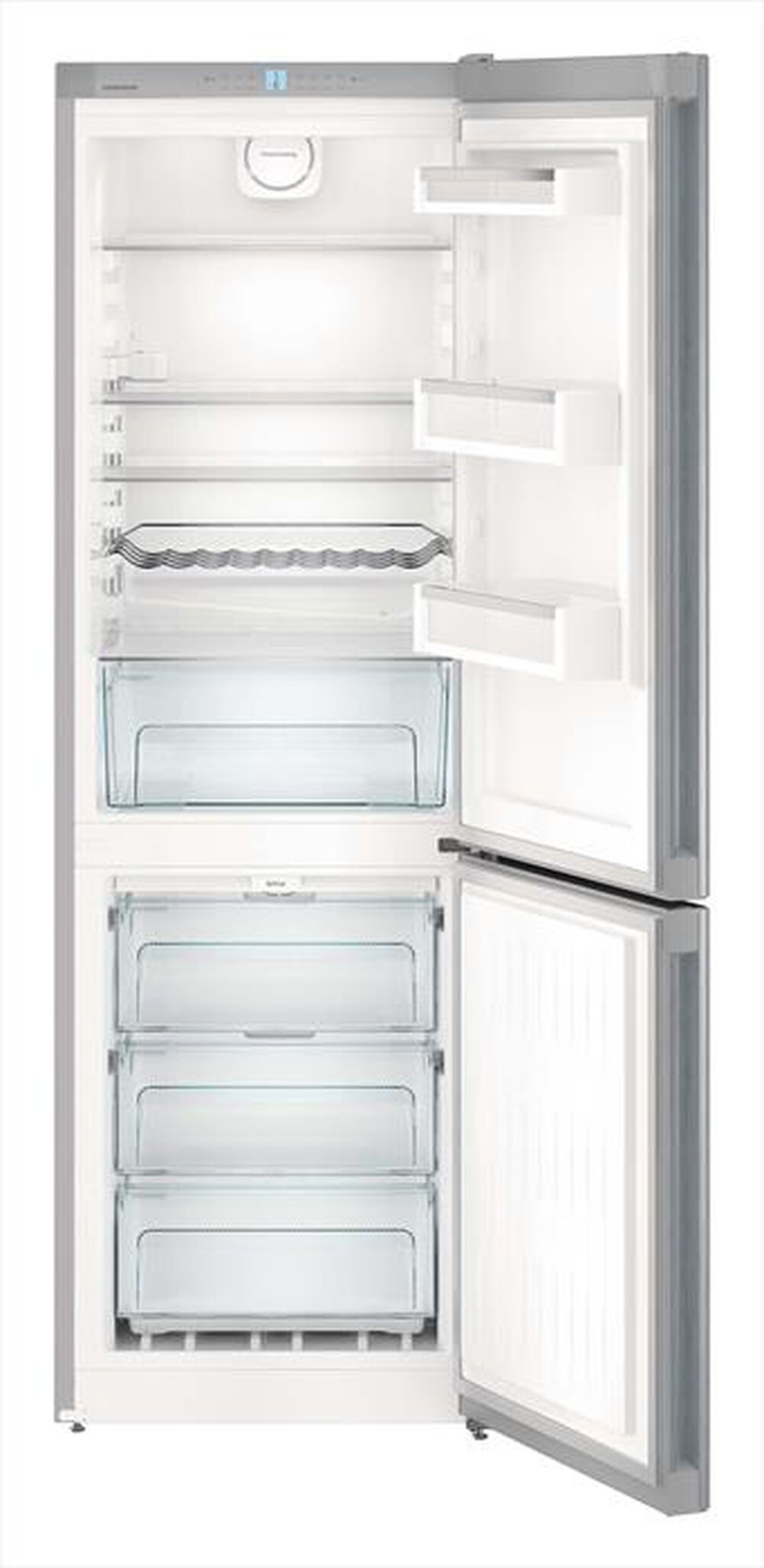 "LIEBHERR - Frigorifero combinato CNEL 4313-23 Classe E 333lt-Acciaio"