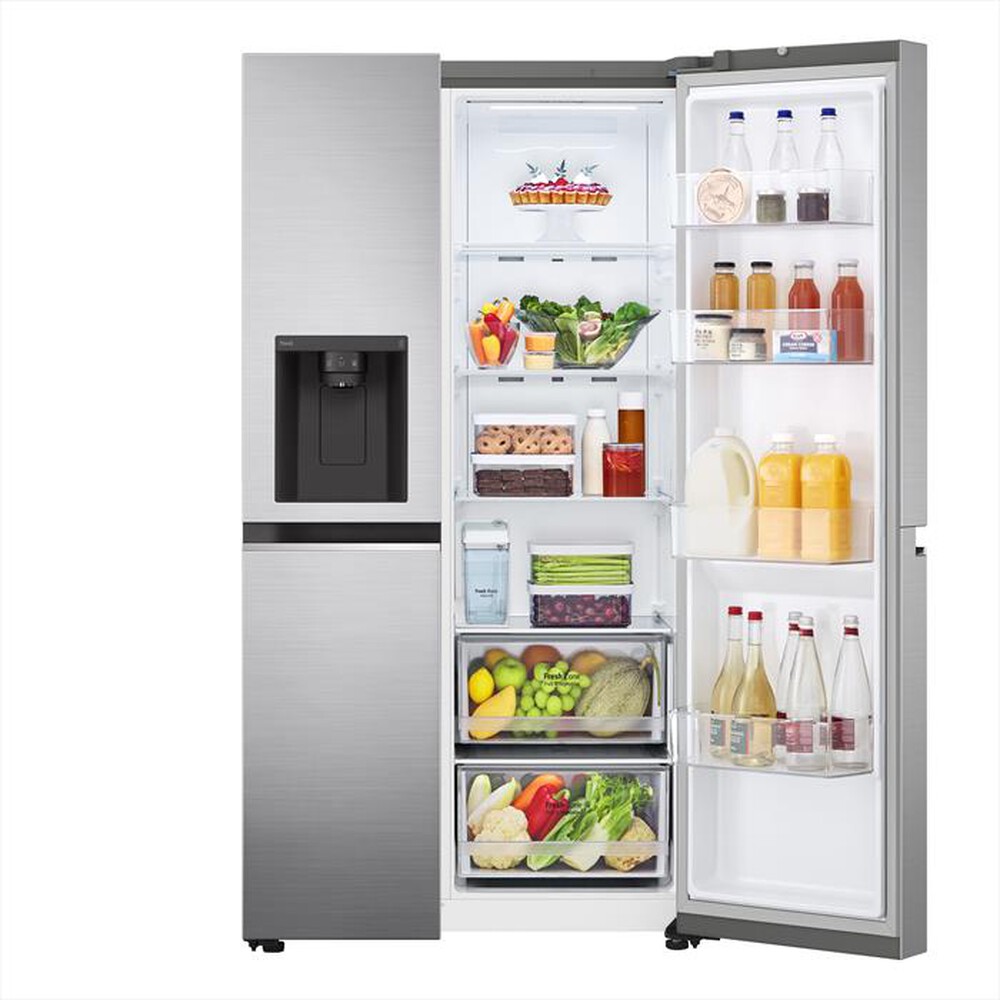 "LG - Frigorifero side by side GSLV71PZTM Classe F-Inox Premium"