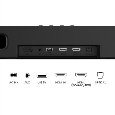 HISENSE - Soundbar 440W + Subwoofer 240W AX3120Q-NERO