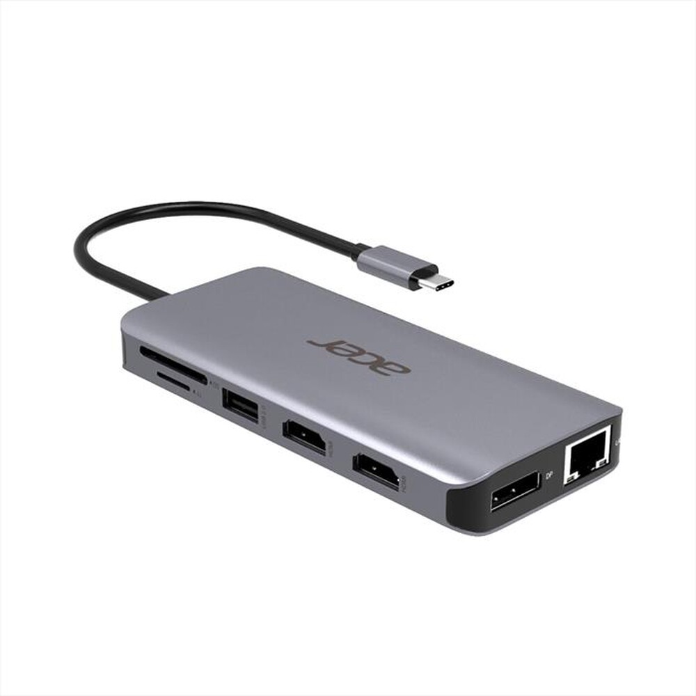 Immagine del prodotto ACER - ACER ADATTATORE MULTIPORTA USB TYPE-C 12 IN 1-Argento