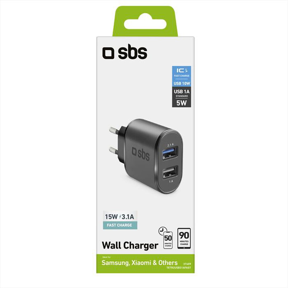 "SBS - TETR2USB31AFAST-Nero"