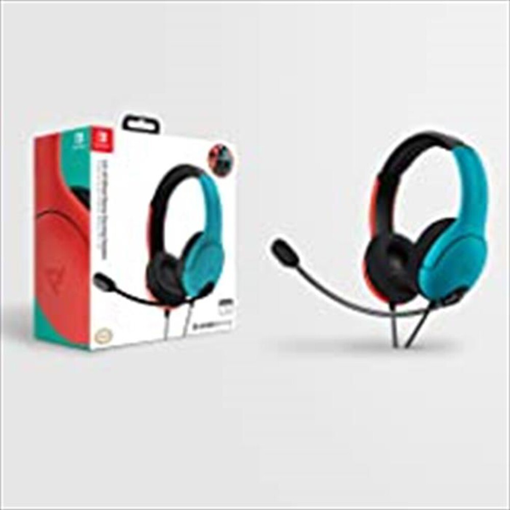 "PDP - 500-162-EU-BLRD Cuffie Stereo per Nintendo Switch-Blu/Rosso"