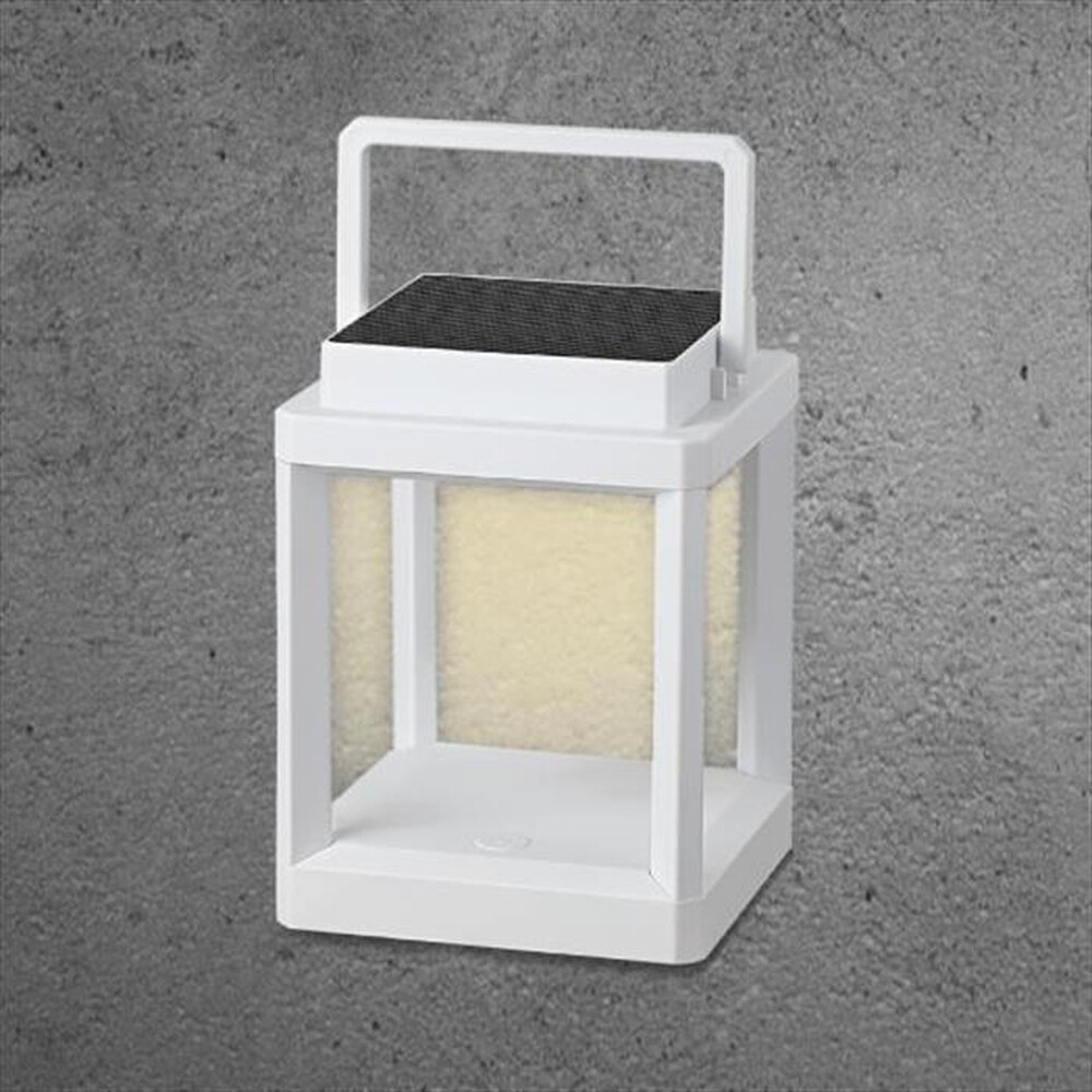 "KELU' - Lanterna da tavolo solare a batteria SUNNY-Bianco"
