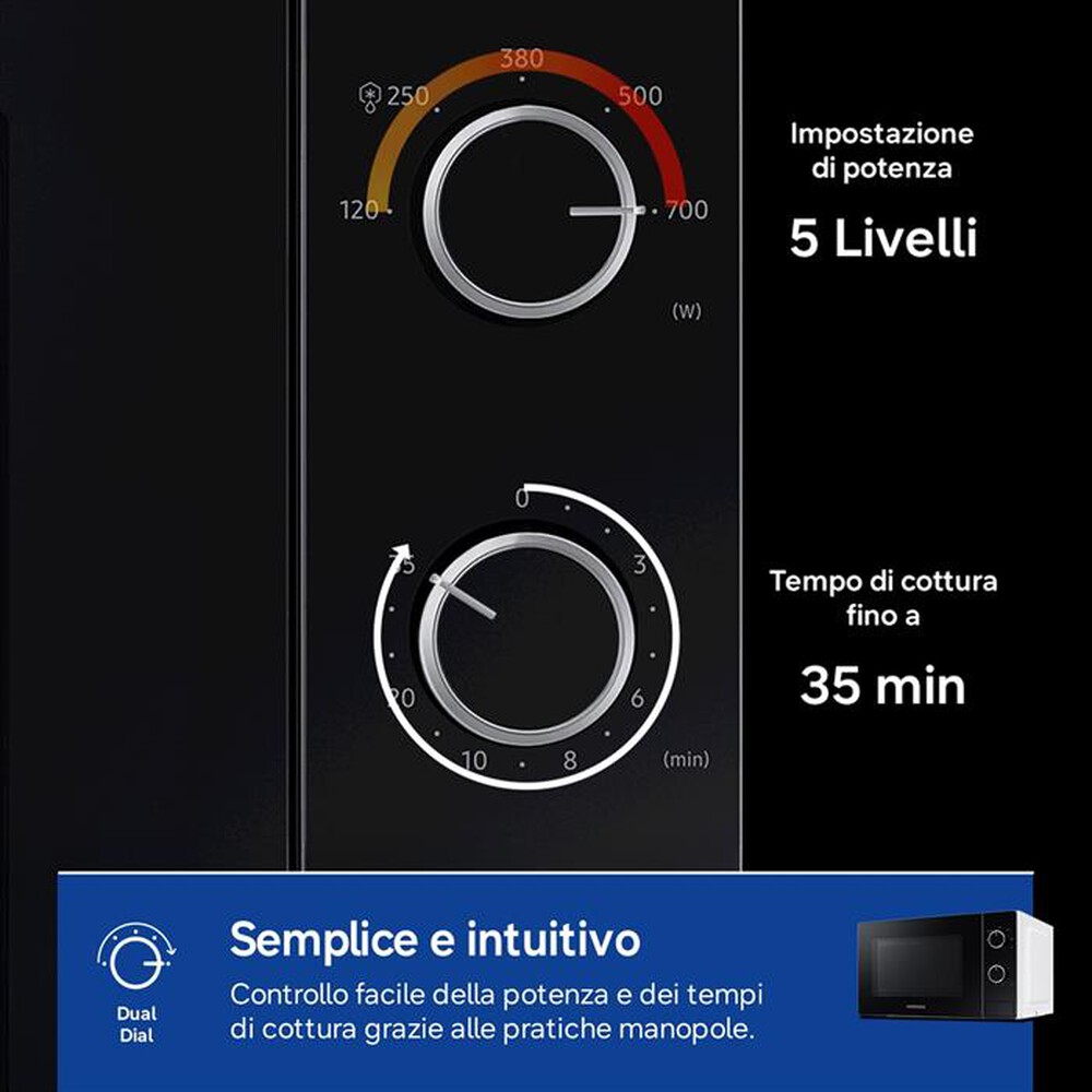 Immagine del prodotto SAMSUNG - Forno microonde MS20A3010AH/ET-bianco
