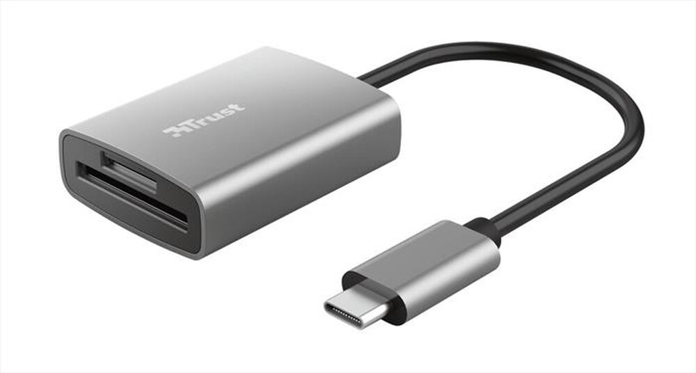 "TRUST - DALYX FAST USB-C CARDREADER-Grey"
