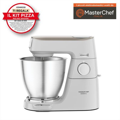 KENWOOD. - Planetaria Titanium Chef Baker XL KVL65.001WH-Bianco