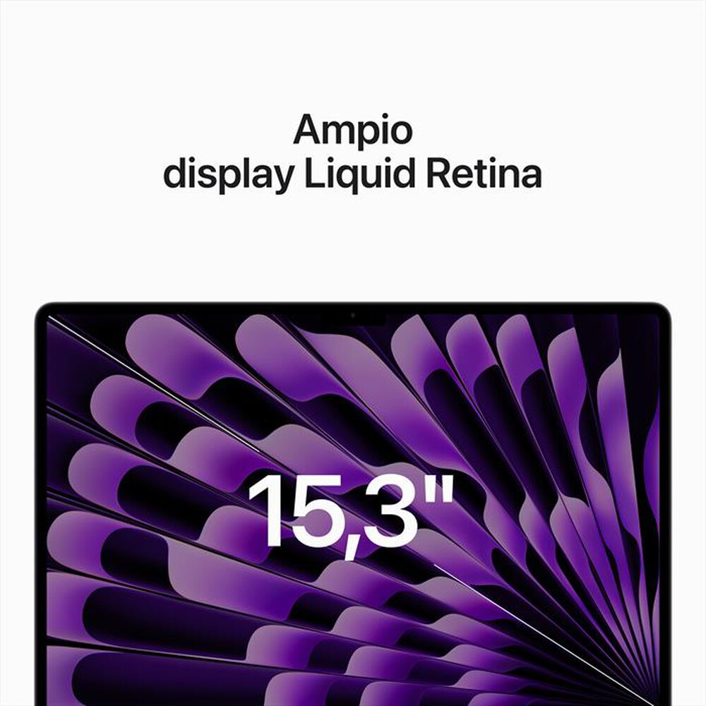 Immagine del prodotto APPLE - MacBook Air 15" M2 8-core CPU 10-core GPU 256GB-Grigio Siderale