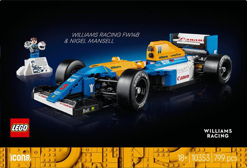 Immagine del prodotto LEGO - ICONS Williams Racing FW14B e Nigel Mansell 10353