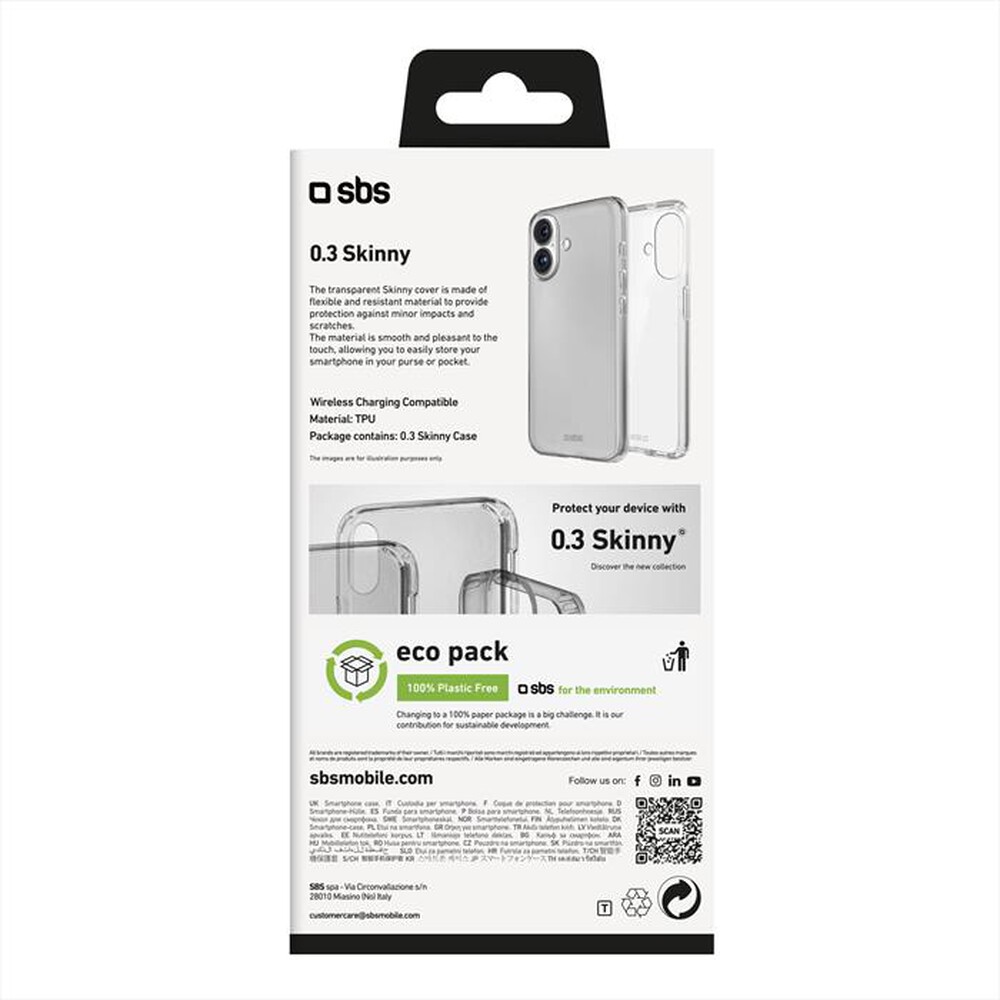 Immagine del prodotto SBS - Cover TESKINIP1661T iPhone 16