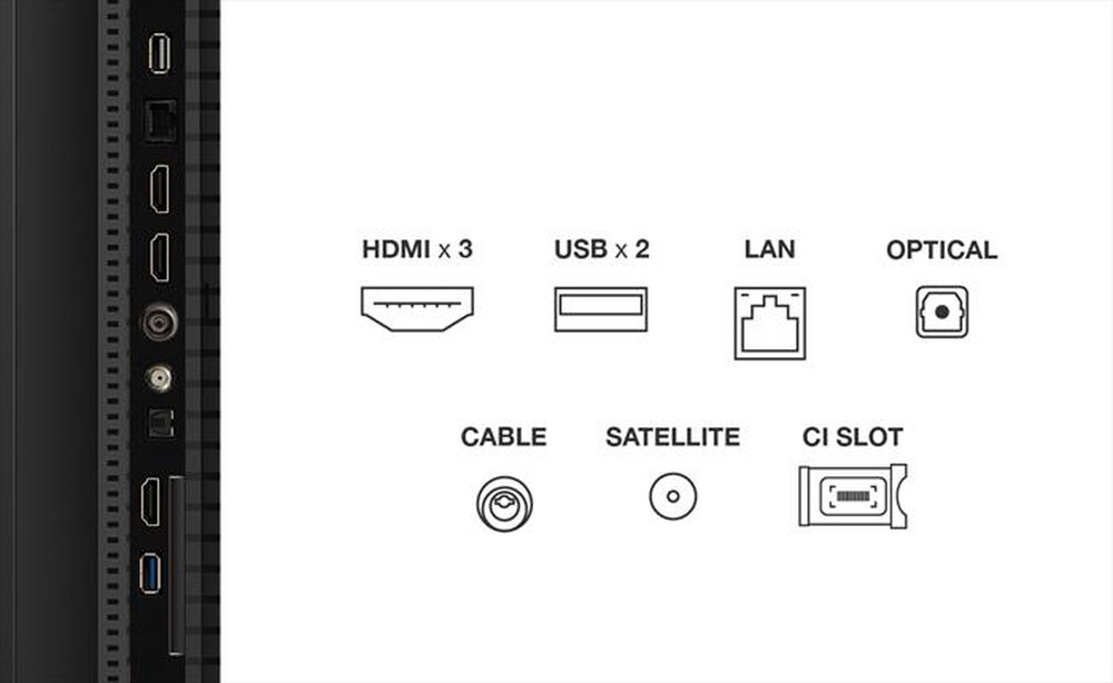 Immagine del prodotto TCL - Smart TV Q-LED UHD 4K 50" 50P79K-Metallic