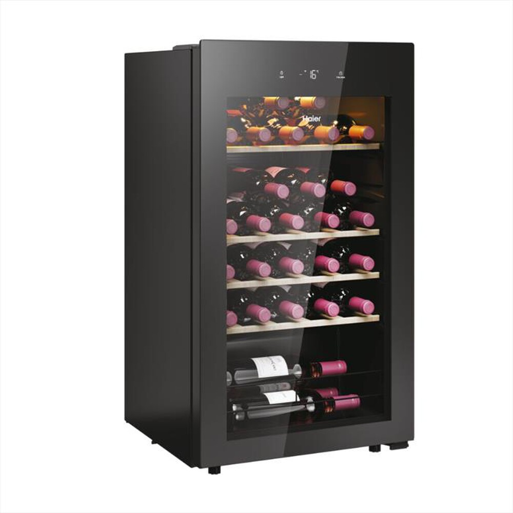 "HAIER - Cantinetta HWS34GGH1 Classe G 34 bottiglie-Nero"