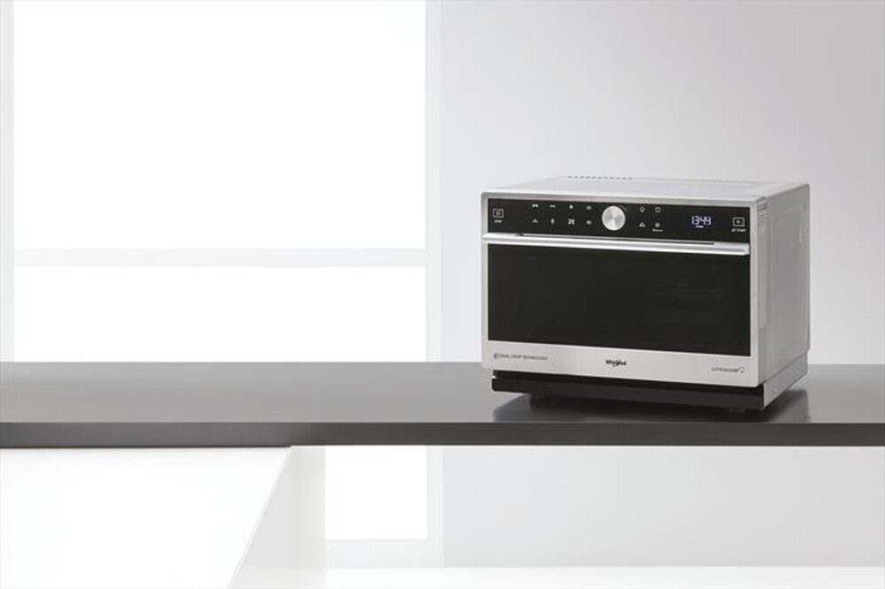 "WHIRLPOOL - Forno microonde MWSC 9133 SX-Nero, Acciaio inossidabile"