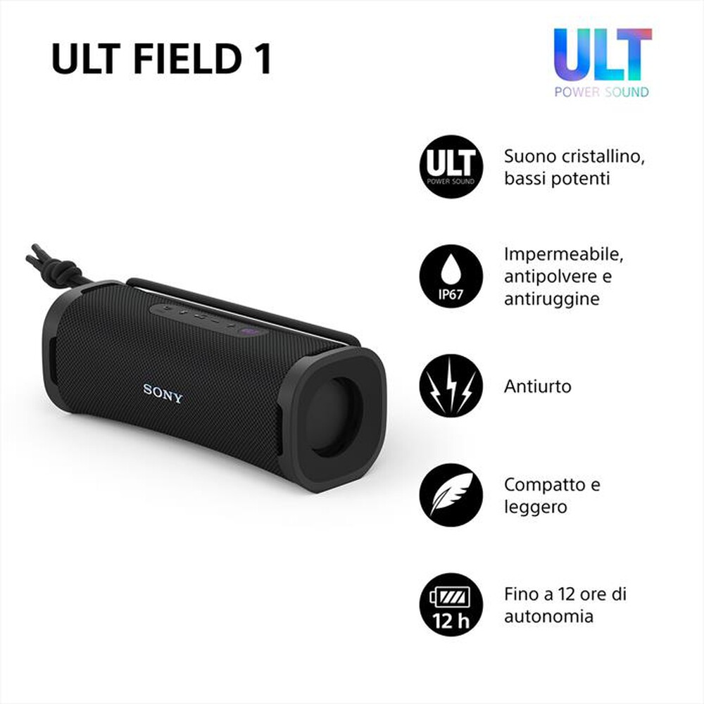 Immagine del prodotto SONY - Speaker SRSULT10B.CE7-nero