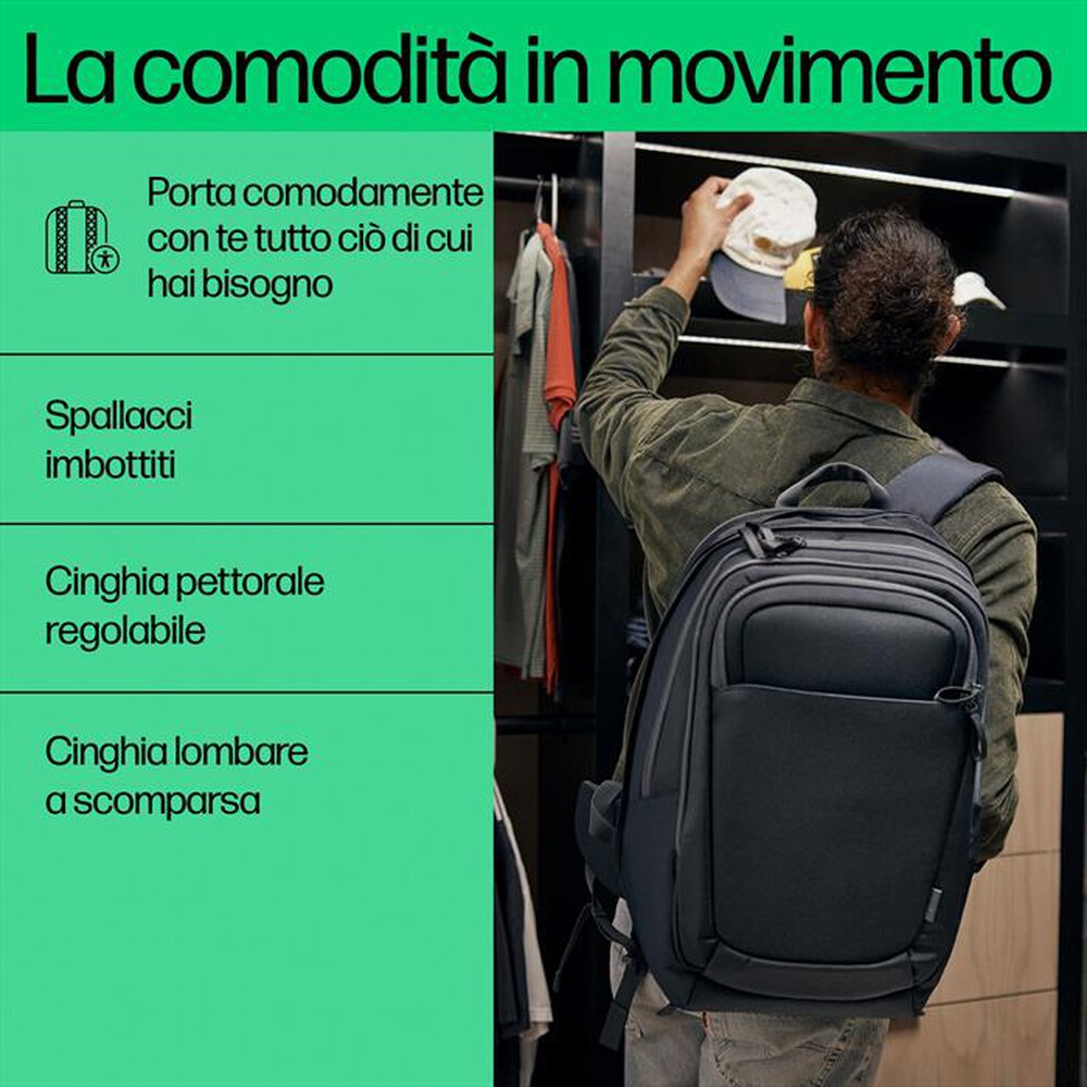 Immagine del prodotto HP - ZAINO TRAVEL PLUS 30L-Blu grafite