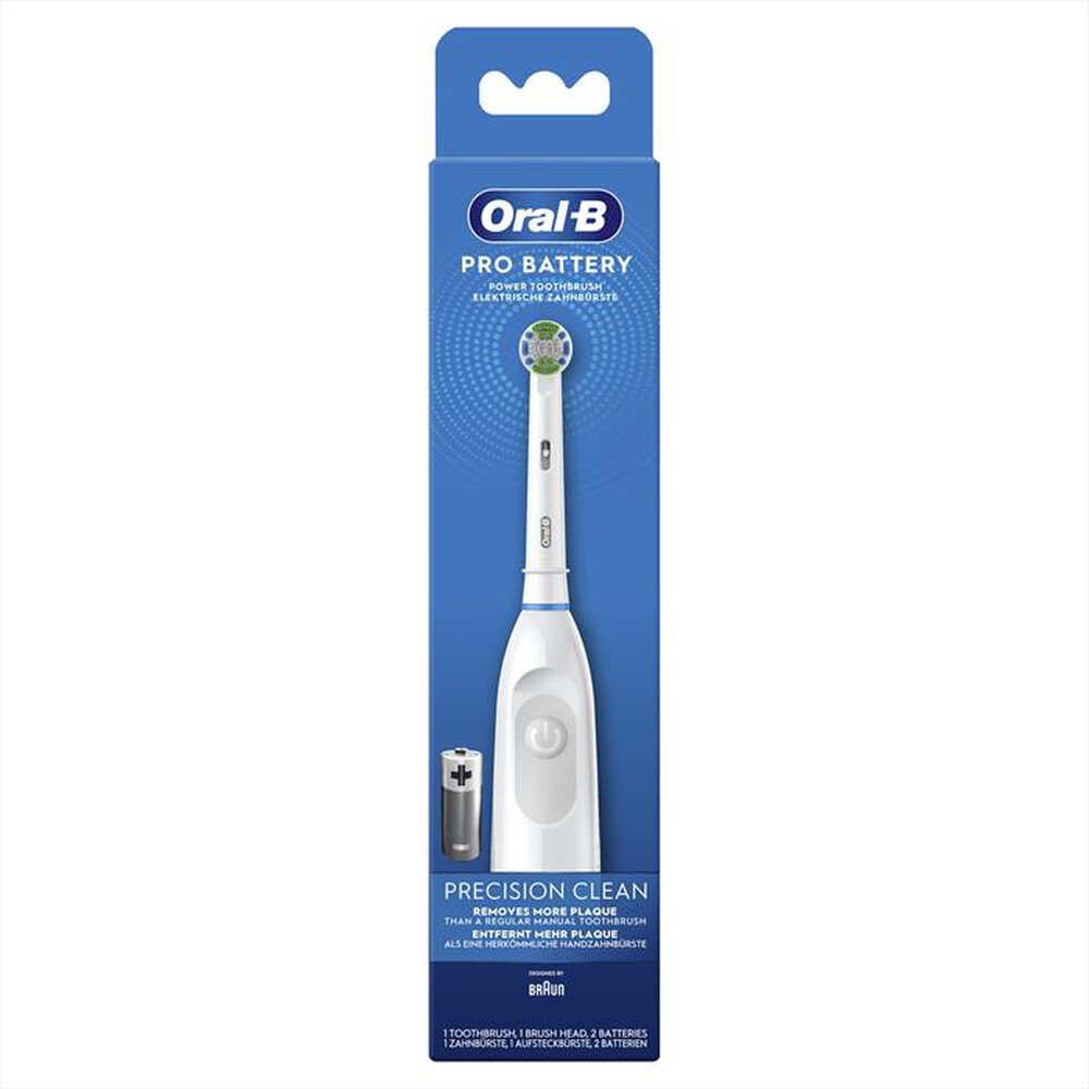 "ORAL-B - Spazzolino elettrico PW BATTERIA DB5-BIANCO"