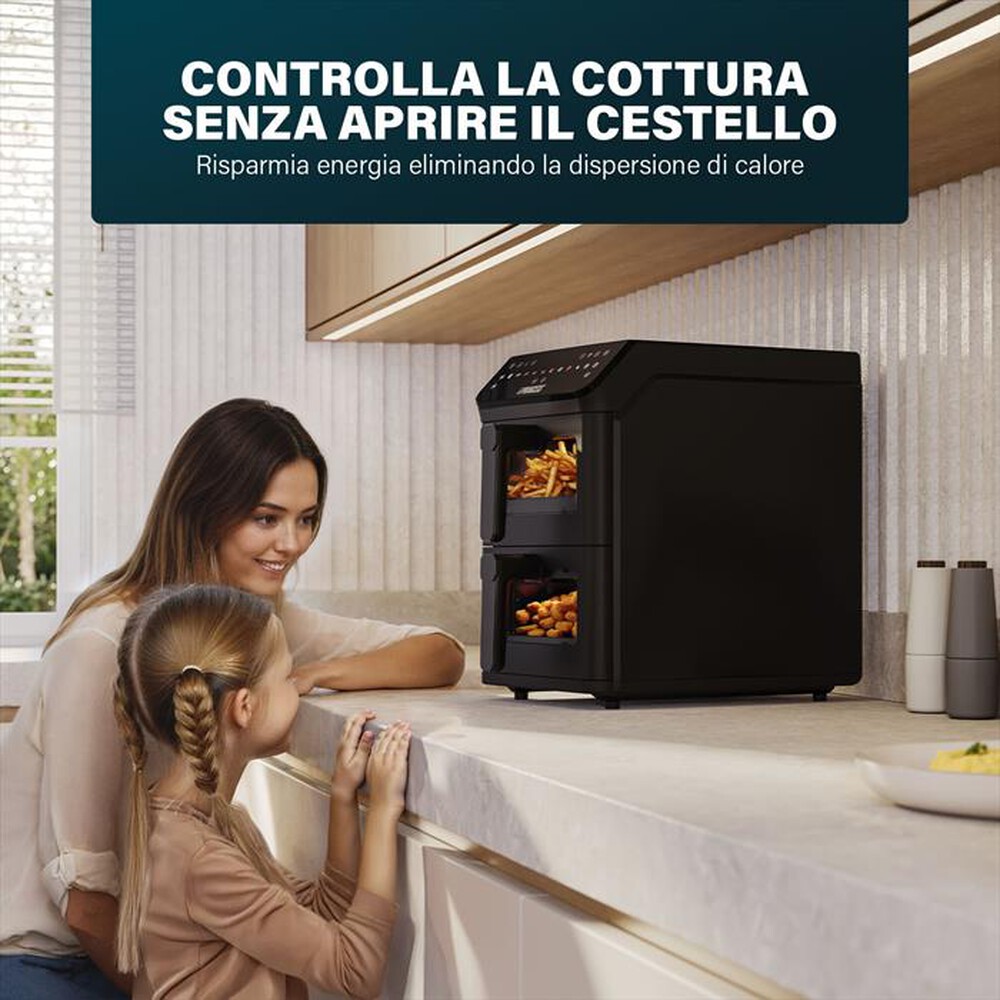 Immagine del prodotto PRINCESS - Friggitrice ad aria DUAL VERTICAL-Nero