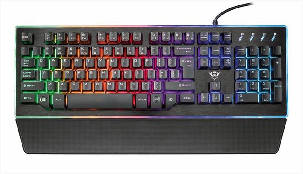 "TRUST - TASTIERA GAMING THURA SEMI-MECH KB CONNESSIONE USB-Black"