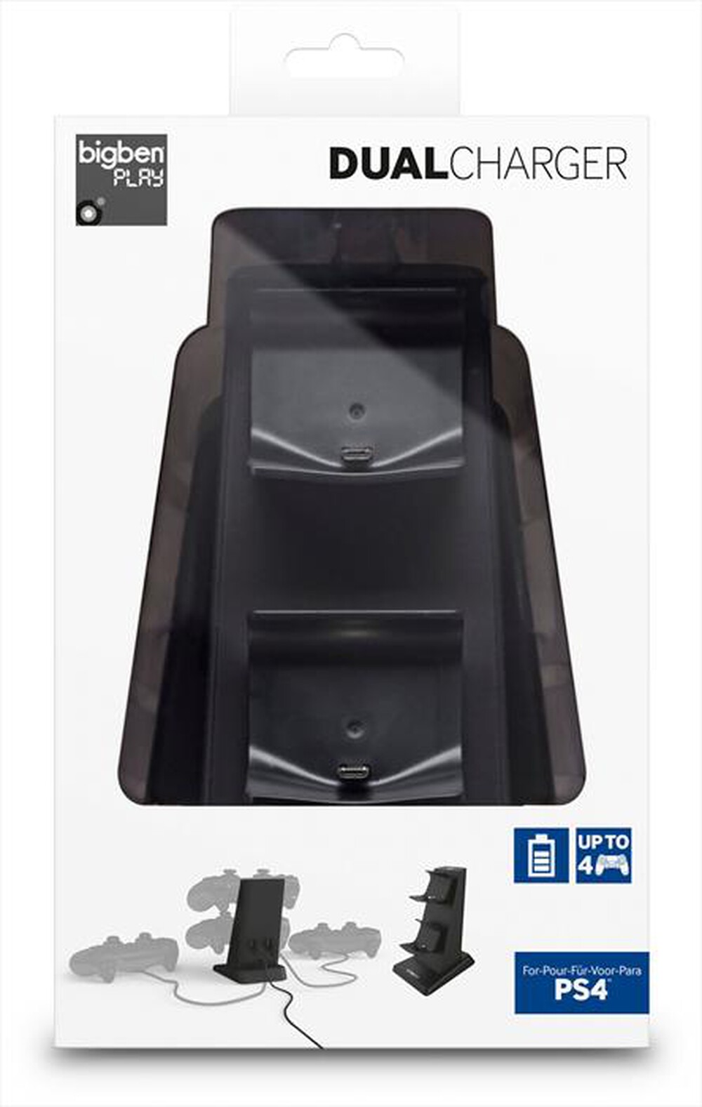 Immagine del prodotto BIG BEN - PS4DUALCHARGER-Nero