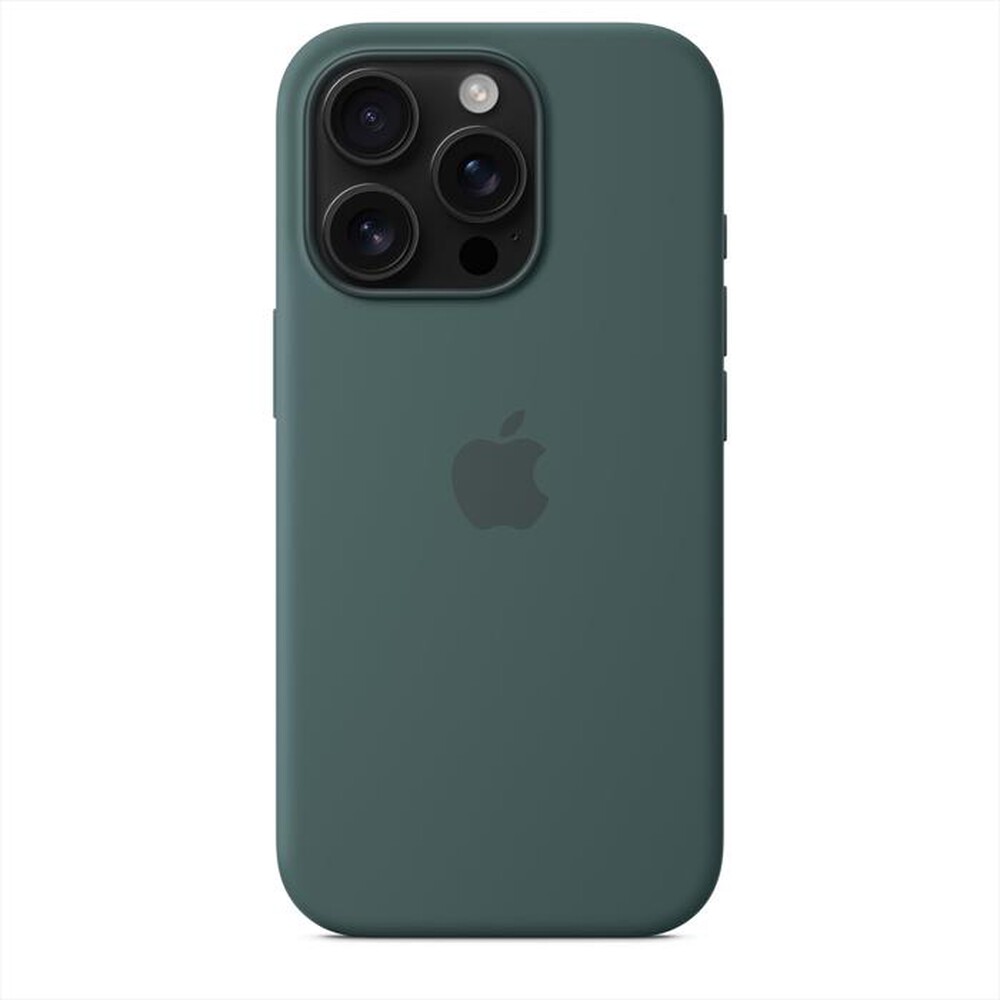 "APPLE - Custodia MagSafe in silicone per iPhone 16 Pro-Verde Lago"