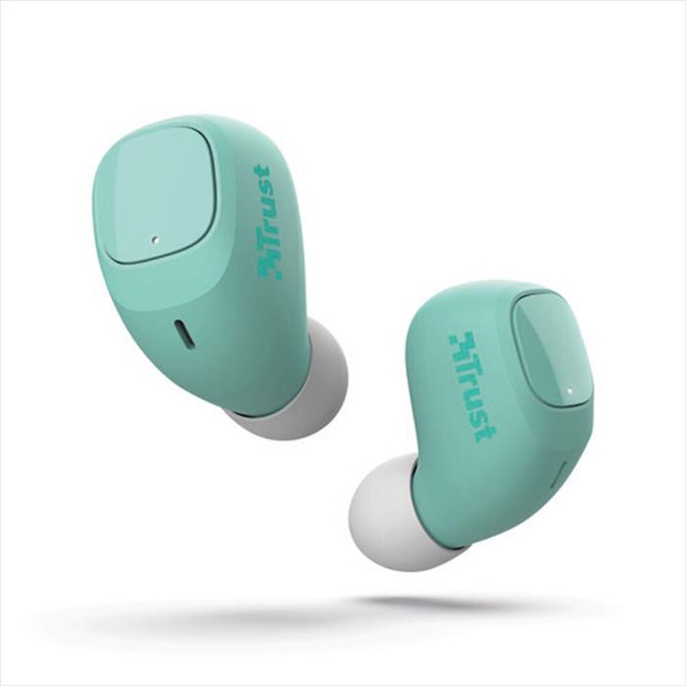 "TRUST - NIKA COMPACT BLUETH EARPHONES MINT-Turquoise"
