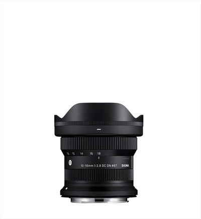 SIGMA - Obiettivo Zoom 10-18/2.8 (C) DC DN CANON RF MOUNT-Nero