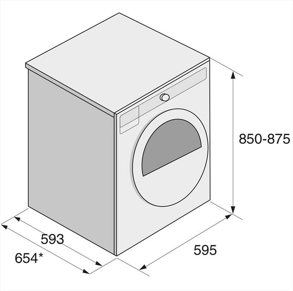 "ASKO - Asciugatrice T 209 H.W - 9 Kg - A++-Bianco"