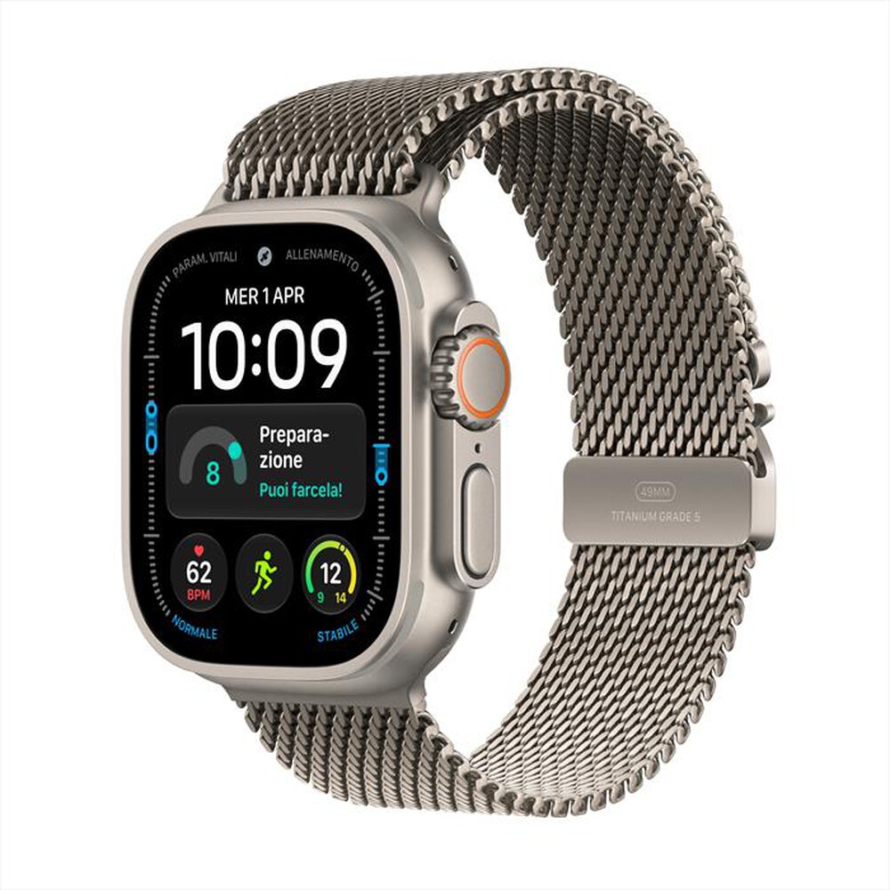 Immagine del prodotto APPLE - Watch Ultra 4 GPS + Cellular 49mm Titanio-Loop milanese Naturale - L