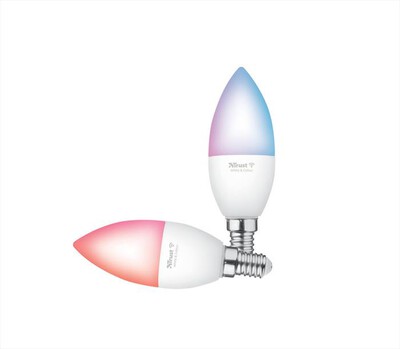 TRUST - E14 DUO-PACK LED RGBCW CANDLE WI-FI