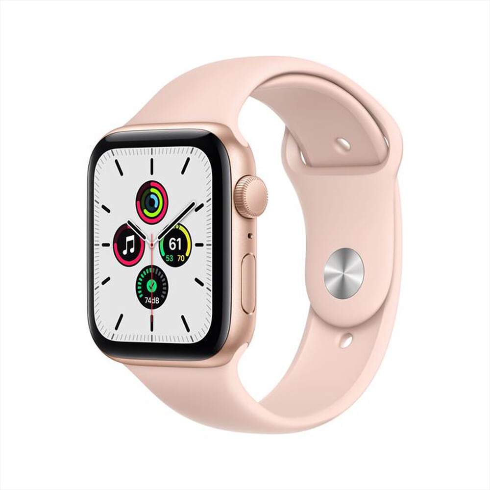 "APPLE - Watch SE GPS 44mm Alluminio Oro-Cinturino Sport Rosa Sabbia"