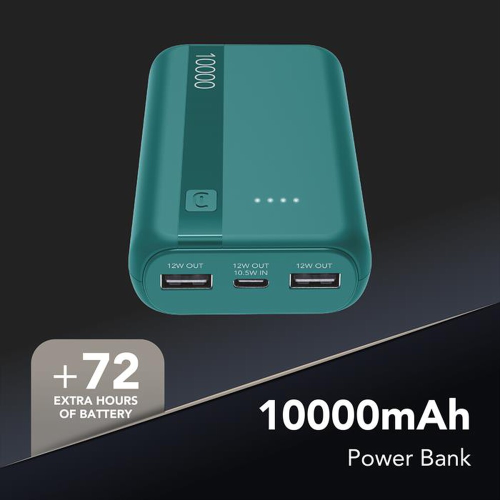 Immagine del prodotto CELLULARLINE - POWER BANK ESSENTIAL 10000-Blu