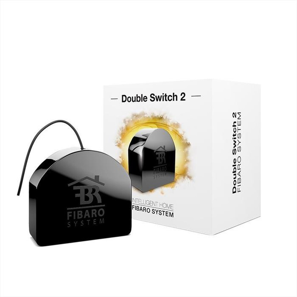 "FIBARO - DOUBLE SWITCH-Black"