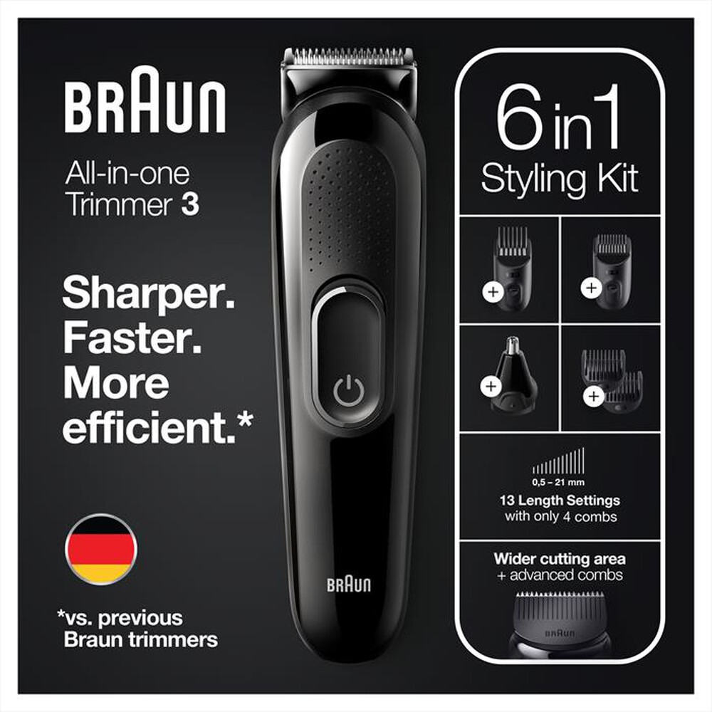 "BRAUN - MGK3320-NERO"