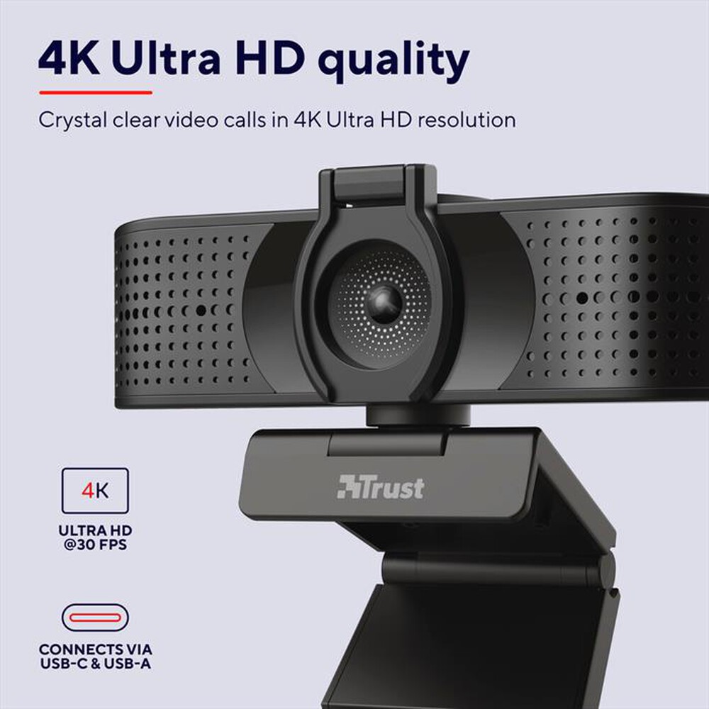 Immagine del prodotto TRUST - TEZA 4K UHD WEBCAM-Black