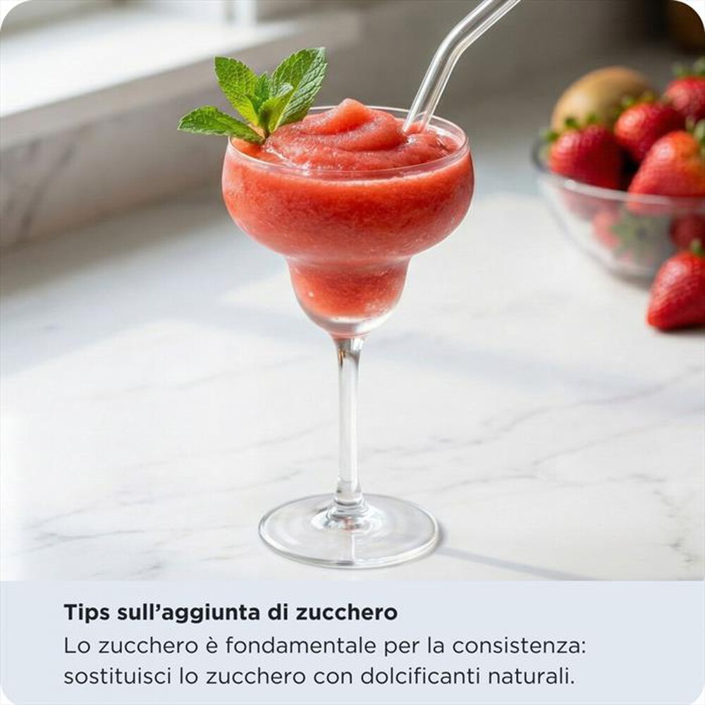 Immagine del prodotto ARIETE - Macchina granite e gelati 655 MYSLUSH & ICECREAM-Acciaio inox, Nero