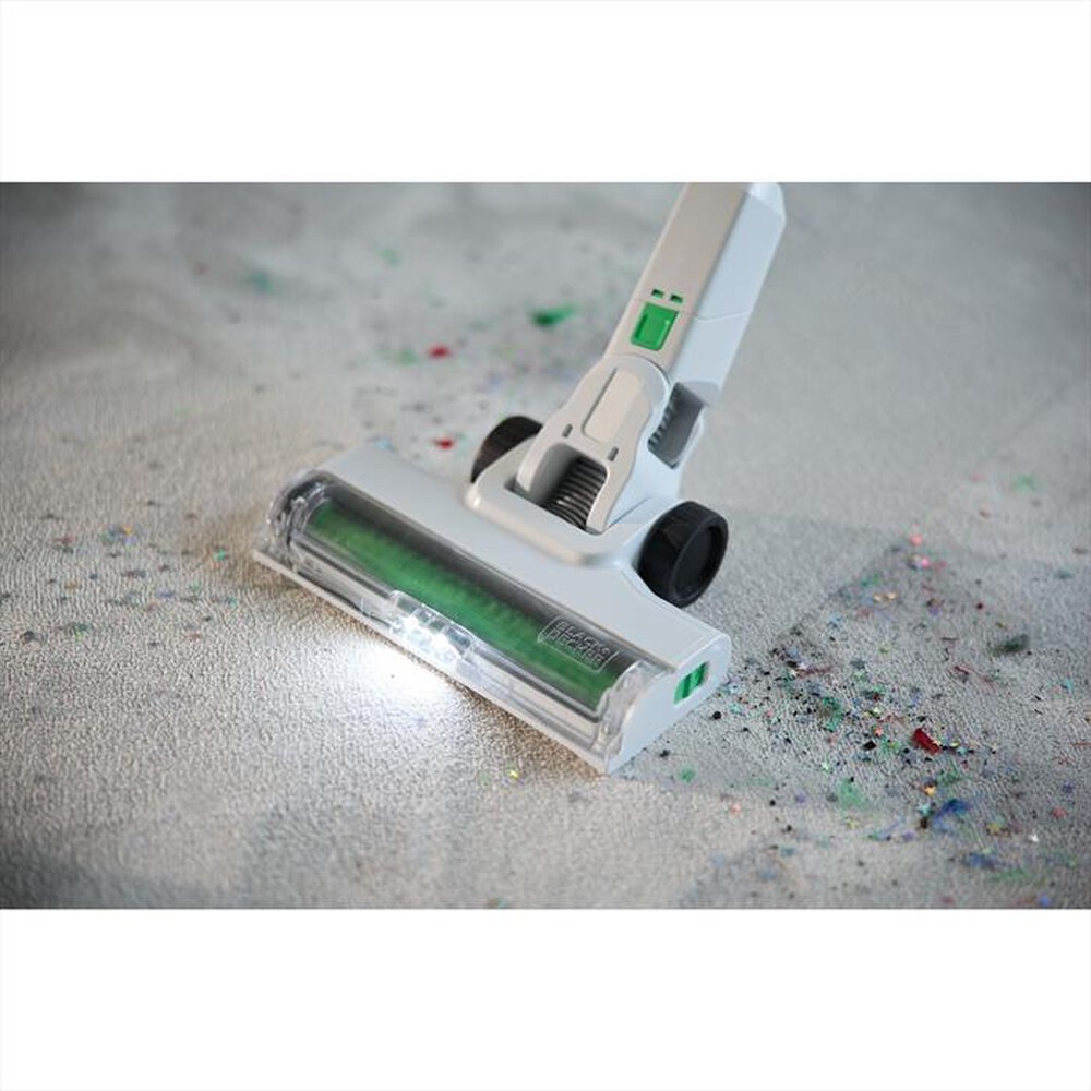 "BLACK & DECKER - Scopa elettrica REVSV18D1HF-BIANCO / VERDE"