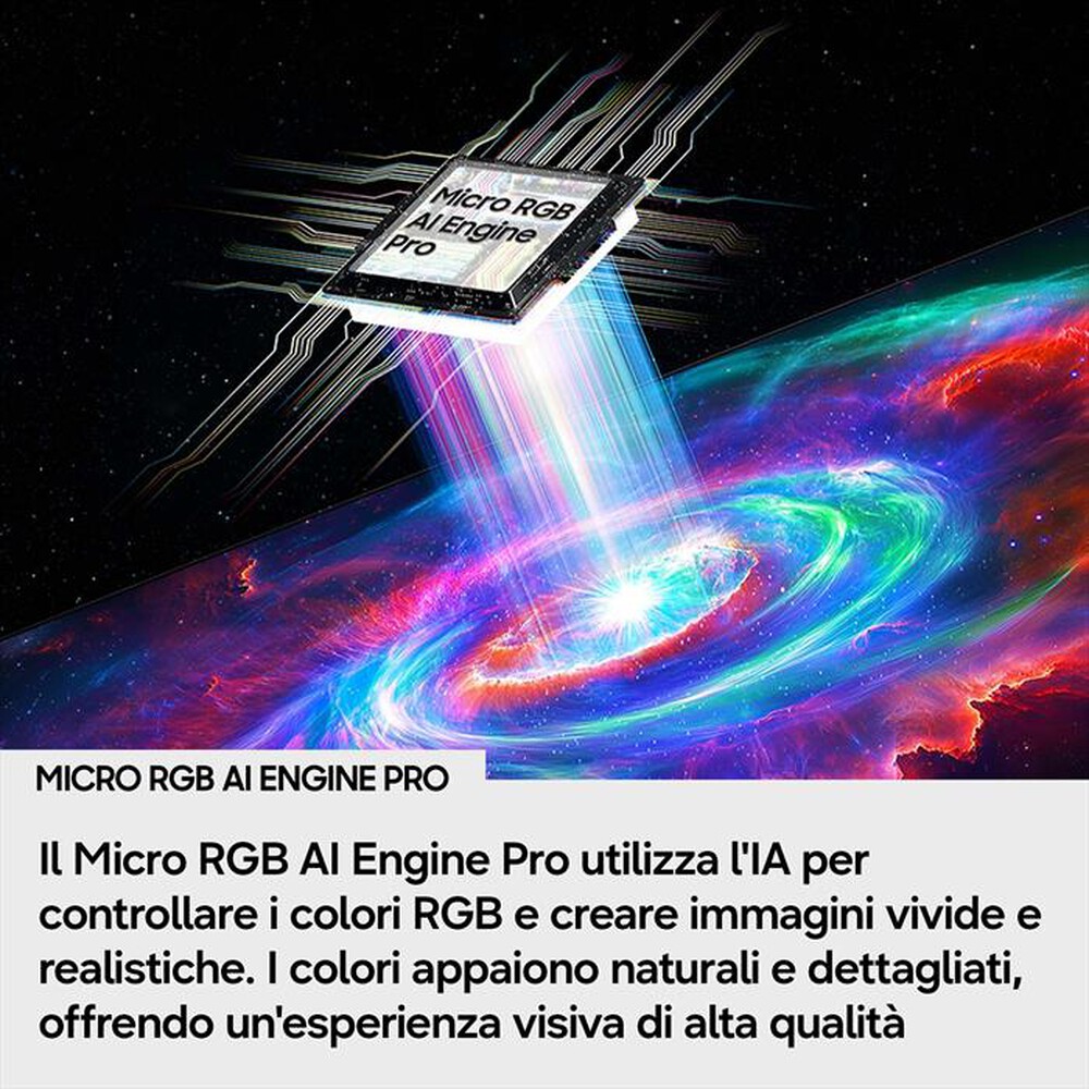 Immagine del prodotto SAMSUNG - Smart TV Micro LED RGB 4K AI 75" MRE75R85HAUXZT-Black