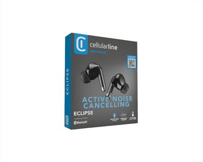 CELLULARLINE - Auricolare bluetooth BTECLIPSETWSK-Nero