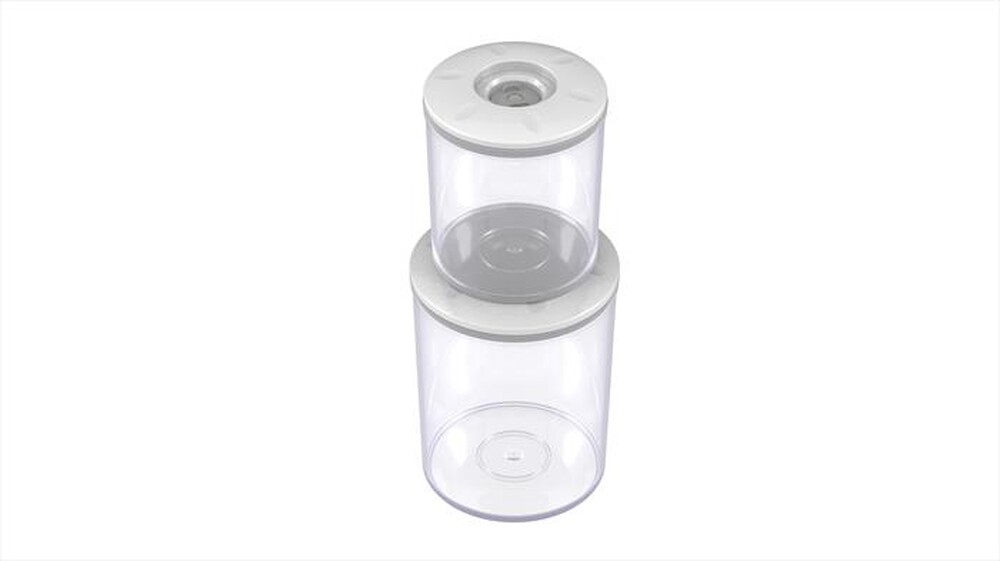 "MAGIC VAC - SET NR 3 CONTENITORI CON TAPPO BOTTIGLIA INCLUSO-trasparente"