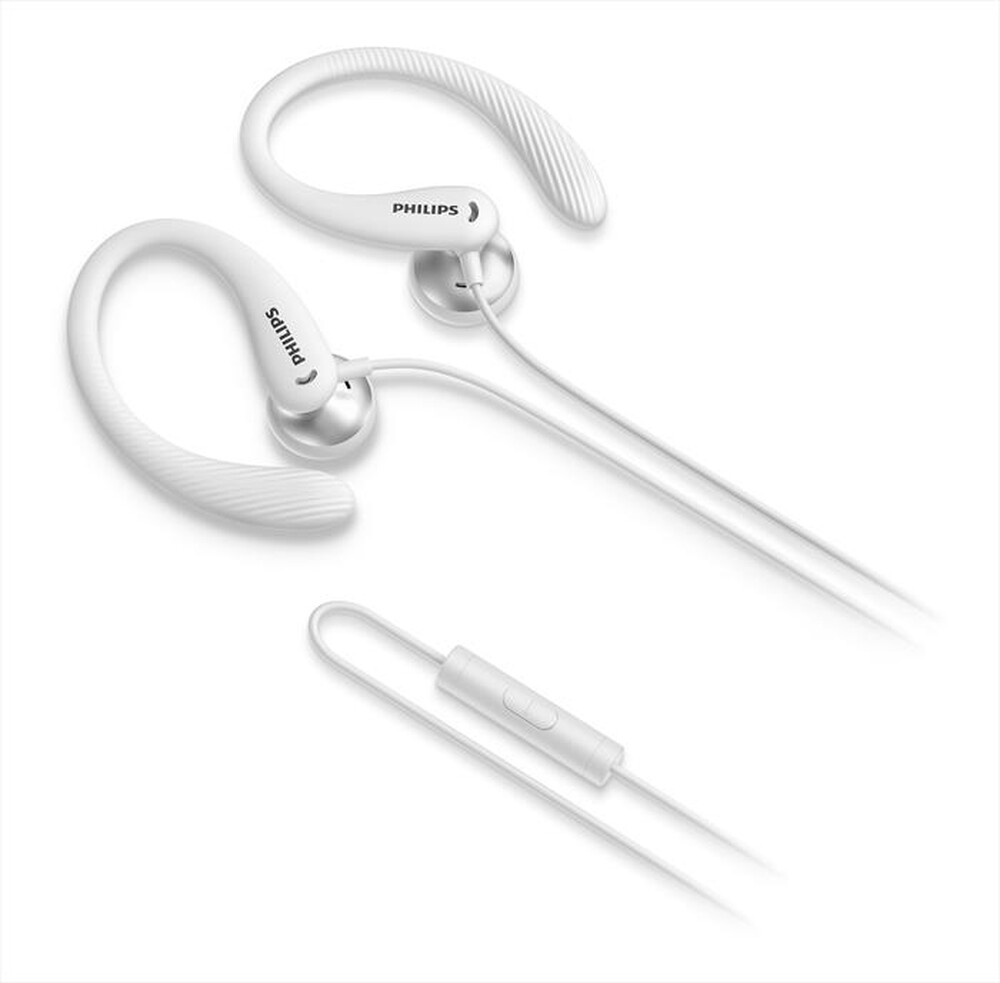"PHILIPS - TAA1105WT/00-Cuffie Sport con filo - Bianco"