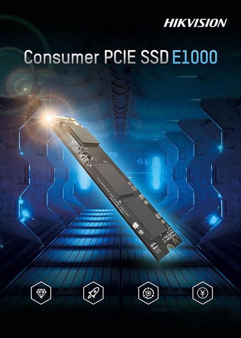 "HIK VISION - Hard disk interno HS-SSD-E1000 512G-NERO"
