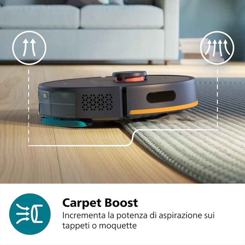 "PHILIPS - Aspirapolvere robot SERIE 2000 +STAZIONE XU2100/10-Nero"