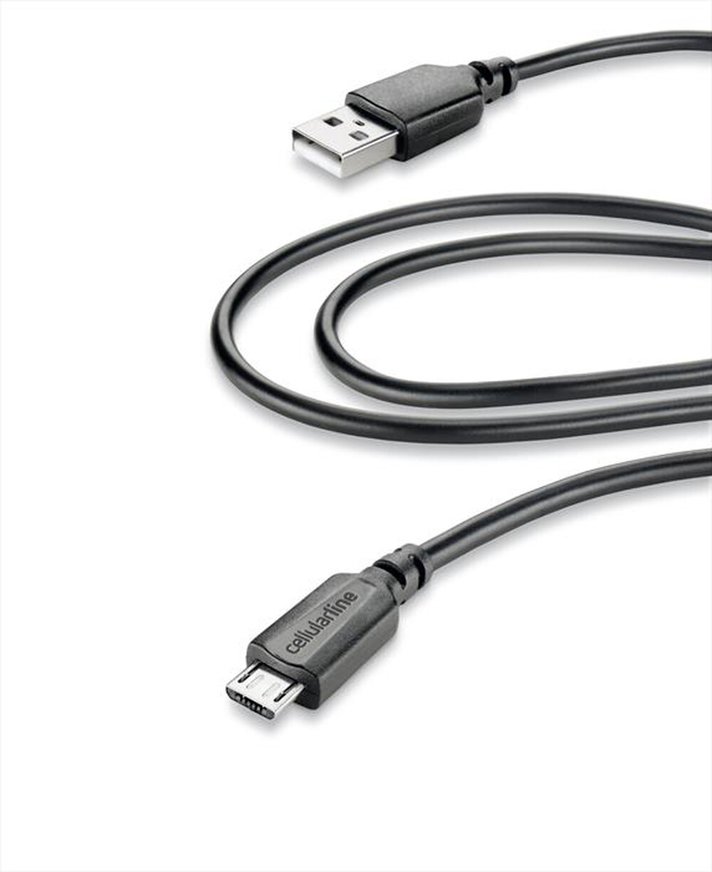 Immagine del prodotto CELLULARLINE - USB Data Cable Home - Micro USB-Nero