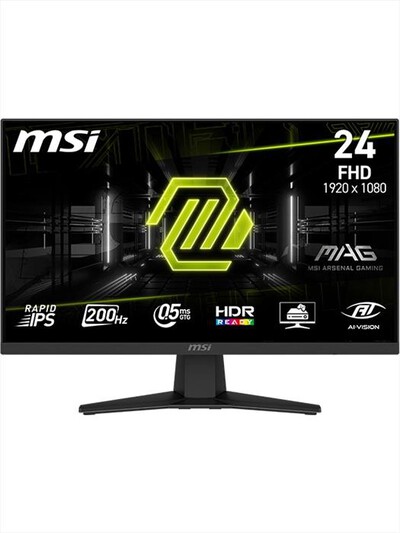 MSI - Monitor LED FHD 23,8" MAG 244F-Nero