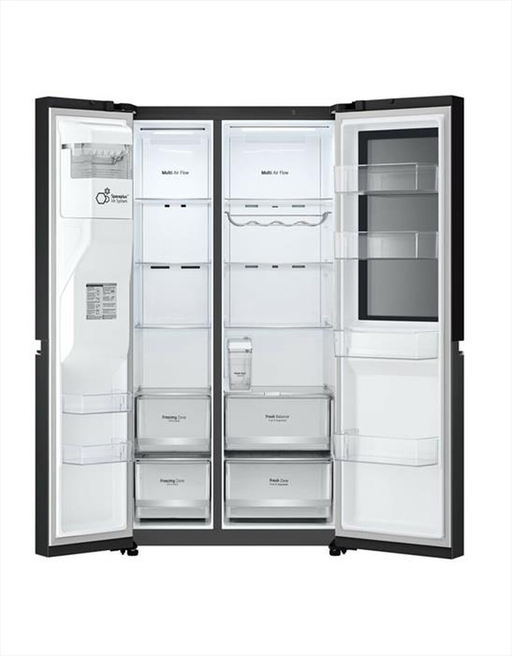 "LG - Frigorifero side by side GSGV80EPLL InstaView - E-Black"