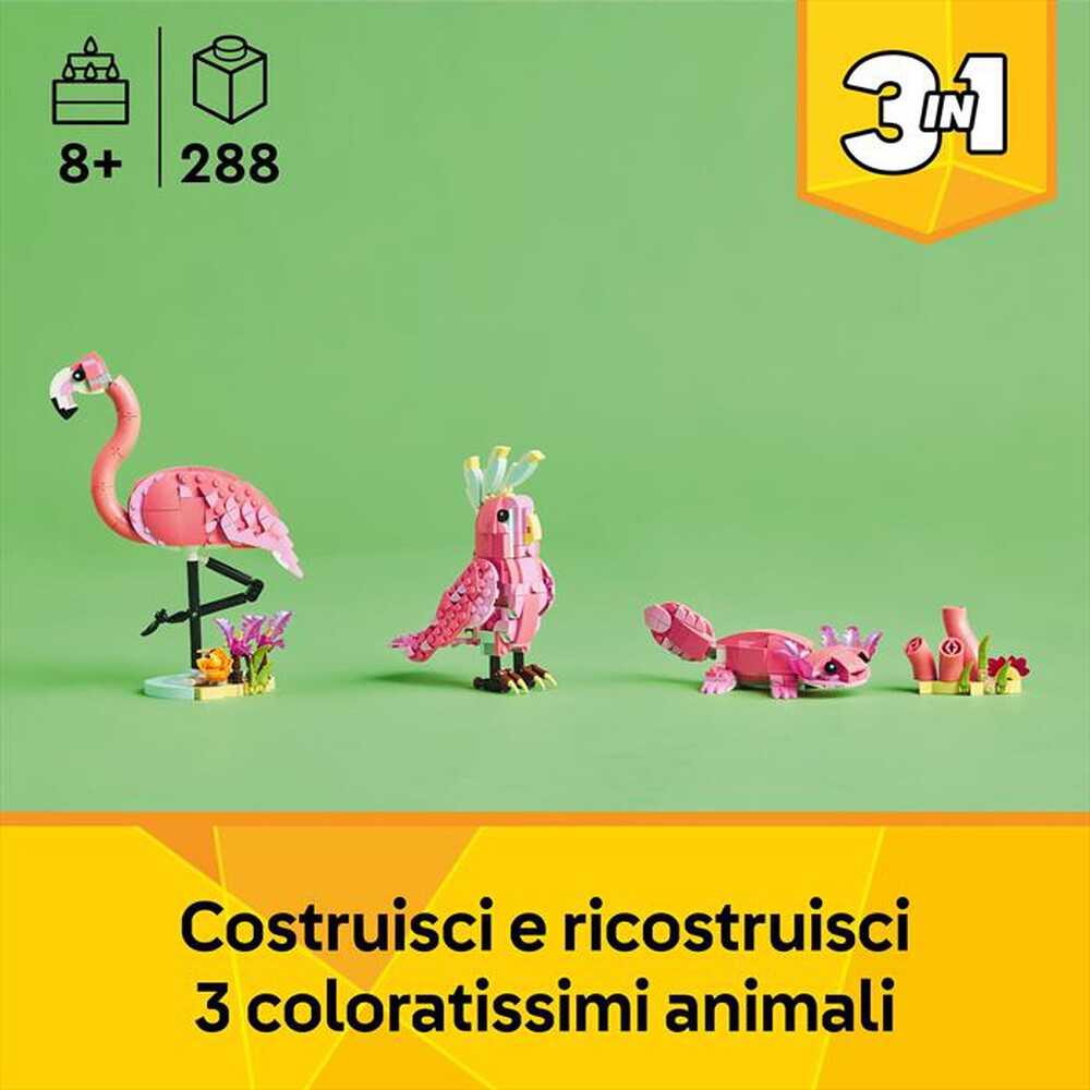 Immagine del prodotto LEGO - CREATOR Animali selvatici: fenicottero rosa 31170